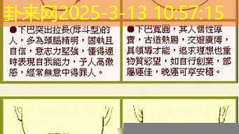 面相下巴形状揭示晚年生活状态​